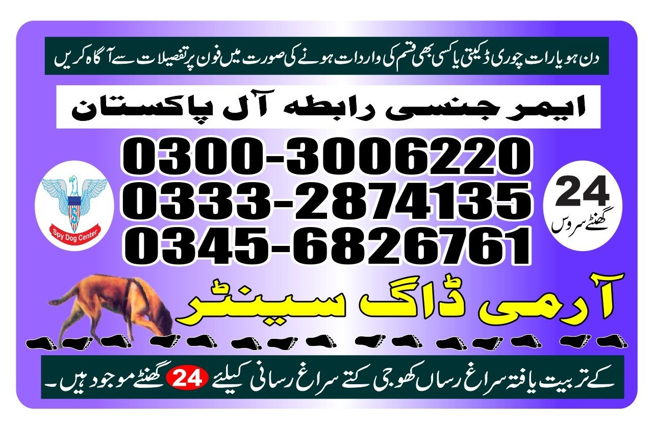 Army Dog center | |mirpurkhas  24/703332874135