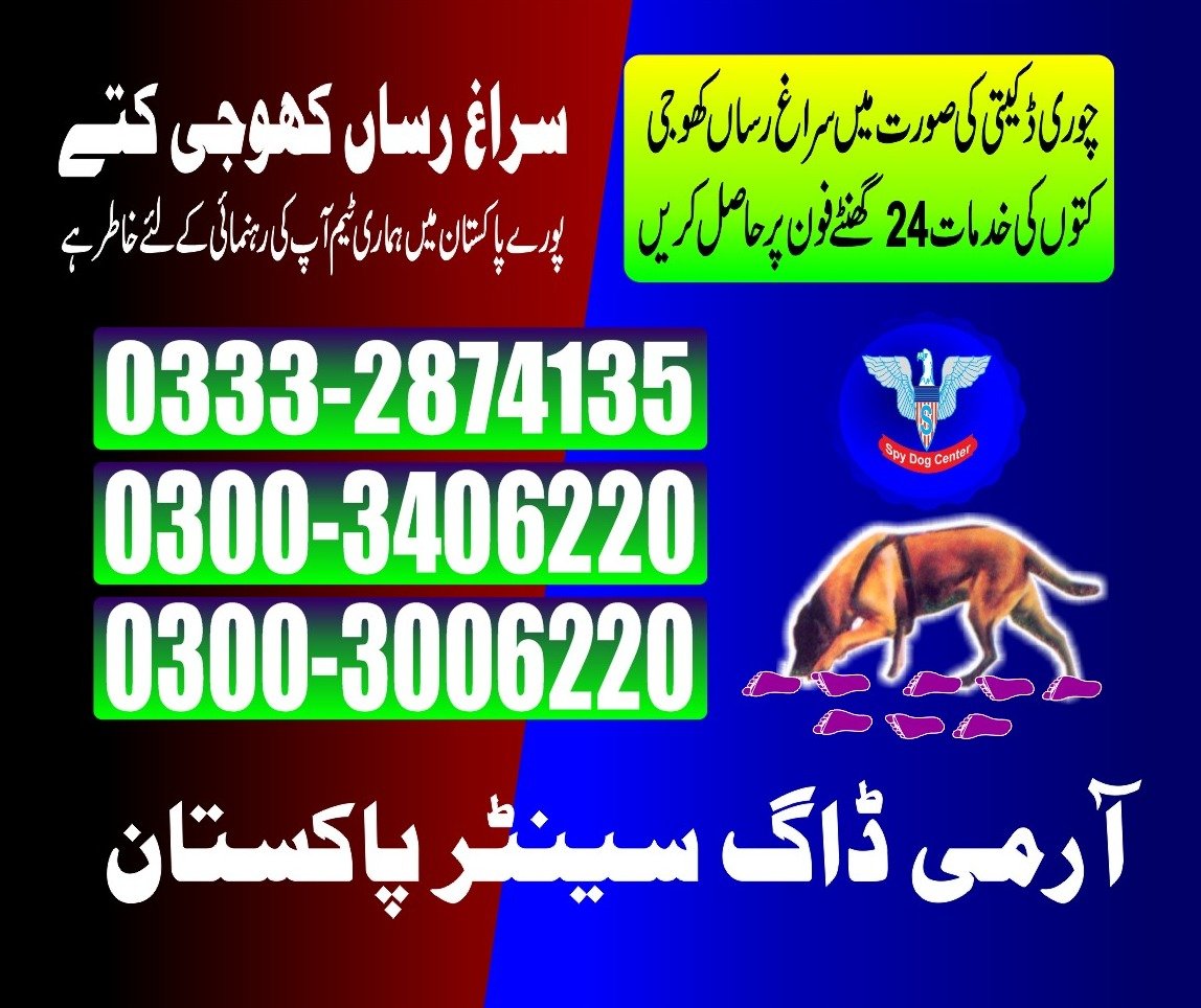 Army Dog Center 🐕 24/7 Umerkot 03332874135