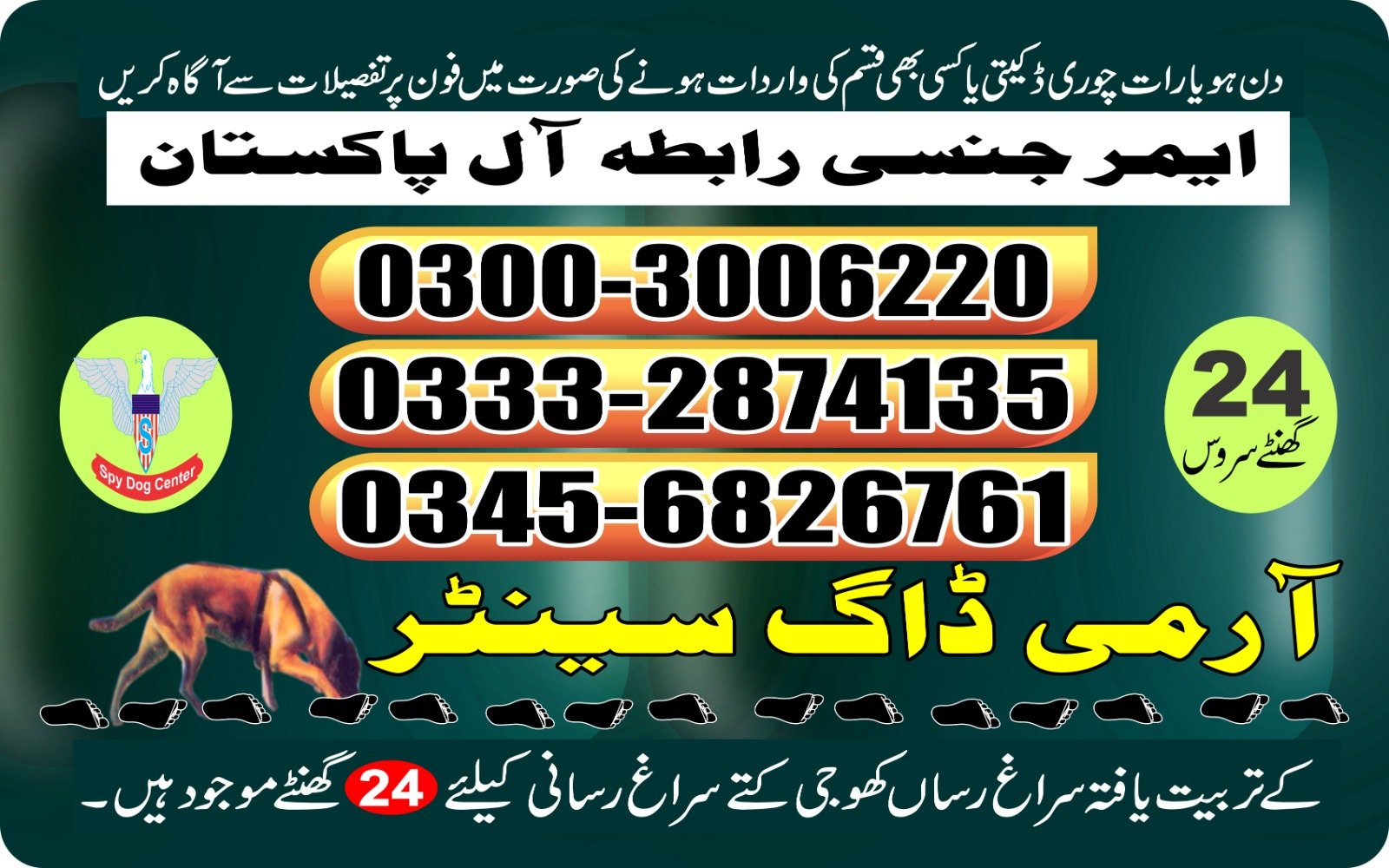 Army Dog Center | Naushahro Feroze| 24/7 service | contact us now | 03332874135