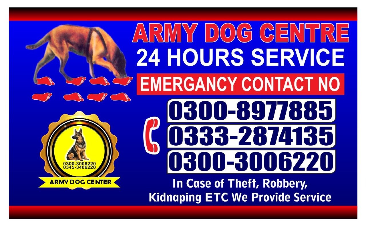 Army Dog Center  |  Daulatpur  | 03332874135 | 24/7