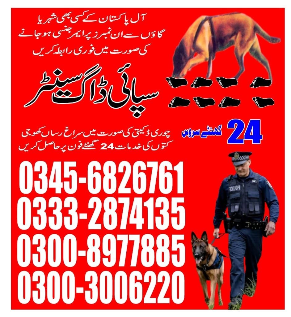 Army Dog Center.    Sann         03008977885 03332874135