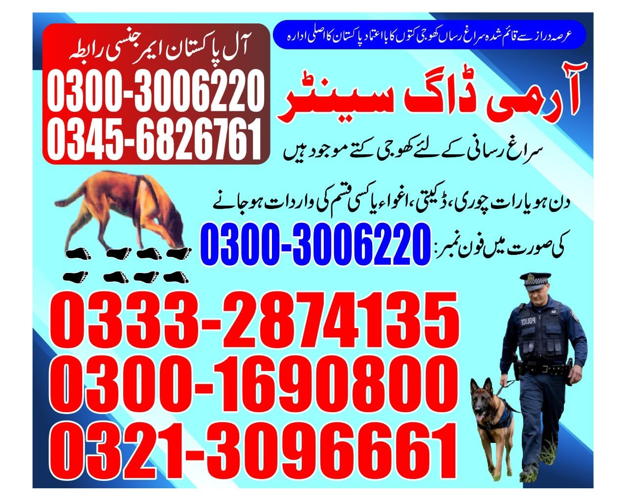Army Dog Center |    gharo  | 03332874135