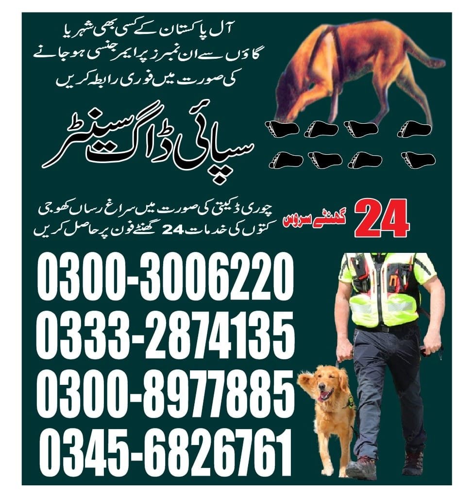 Army Dog Center  ||  dina   || 03332874135 ||24/7||